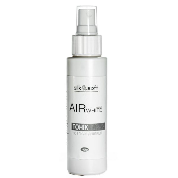 Тонік “Air white” до і після депіляції 100мл ТМ Silk&Soft