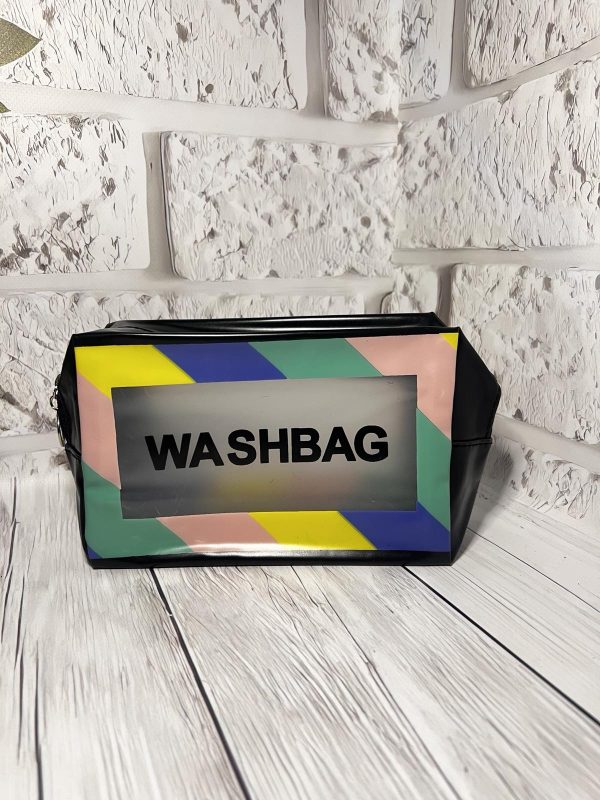 Косметичка  Прозора форма бочечка Washbag 1-0003