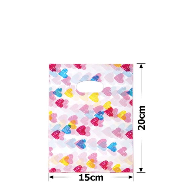Пакети подарункові целофанові 15×20см(100шт) 12007