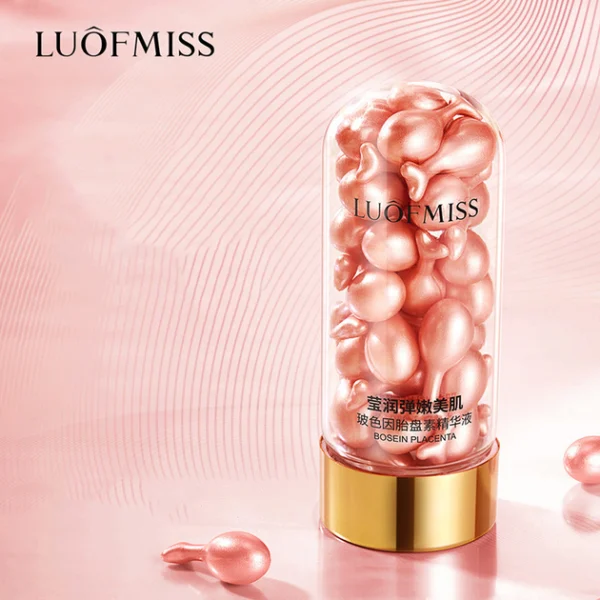 Сиворотка для обличчя Luofmiss Basein Placenta з плацентою і ніацинамідом(30капсул)