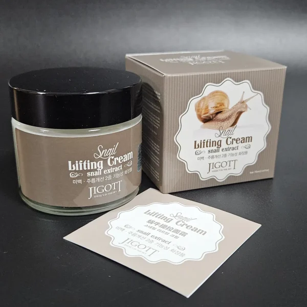 Підтягуючий ліфтинг крем(Корея) з екстрактом равлика Jigott Snail Lifting Cream 70ml
