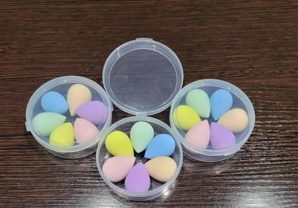 Набір спонжів Beauty Blender міні 6в1 у пластиковій коробочці VS