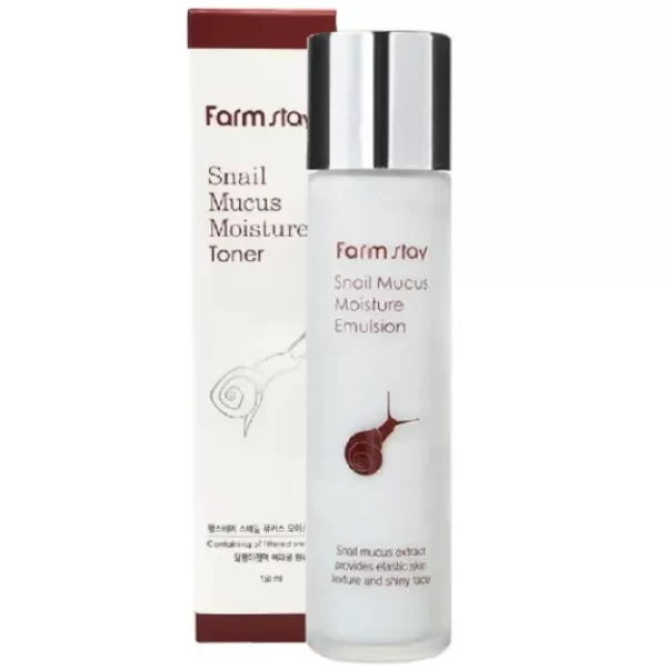 Тонік для обличчя зволожуючий з равликом FarmStay Snail Mucus Toner 150ml