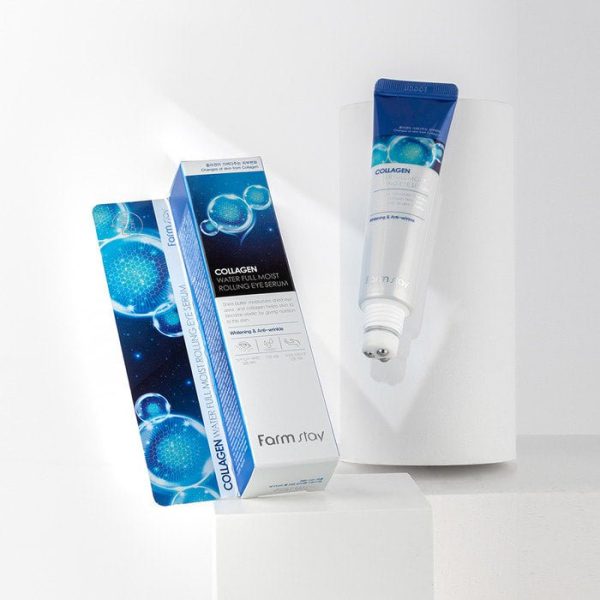 Сироватка для повік Farmstay Collagen Waterfull глибоко зволожуюча для омолодження шіри 25 мл