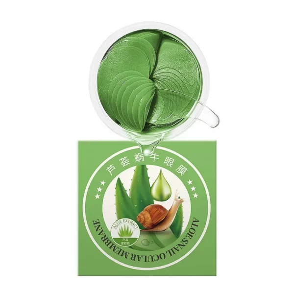Гідрогелеві патчі під очі SERSANLOVE Aloe Snail Ocular Membrane Eye Mask 60 шт PO
