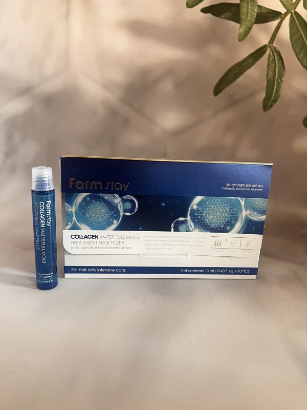 Філер для волосся Farmstay collagen water moist treatment hair filler зволожуючий з колагеном 13 мл