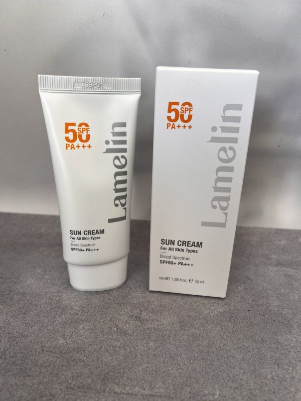 Сонцезахисний крем(Корея) для всіх типів шкіри Lamelin Sun Cream SPF50+ 50ml