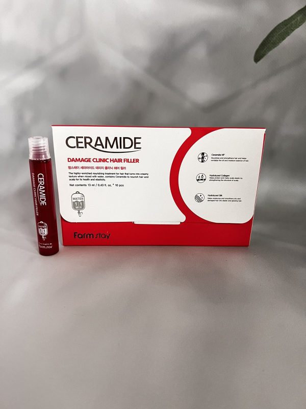 Філер для волосся з керамідами (Корея)FarmStay Ceramide Damage Clinic Hair Filler 13ml