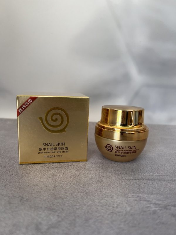 Крем для шкіри навколо очей(банка) з муцином равлика Images Snail Water Skin Eye Cream  25g VS