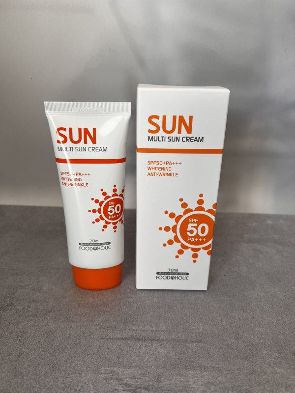 Крем сонцезахисний(Корея) з арбутином FOODaHOLIC Multi Sun Cream SPF50+ 70ml