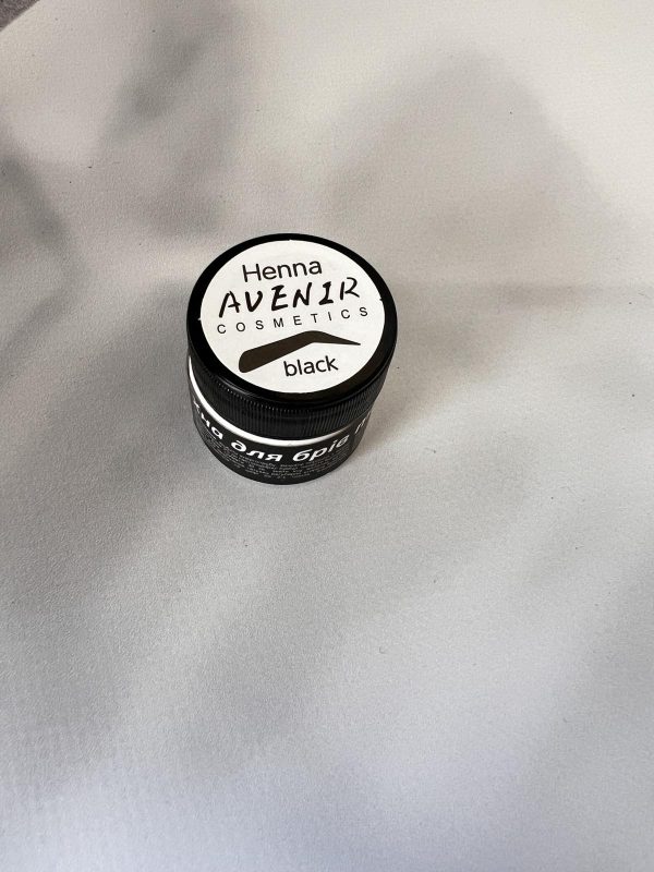 Хна AVENIR  для брів та біотату black 10гр