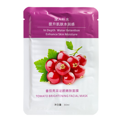 Маска для обли тонізуюча разгладжуюча зморшки з екстрактом томата і смородини CMD-187