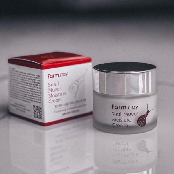 Крем для обличчя Farmstay Snail  Cream зволоження та відновлення з муцином равлика 100 мл