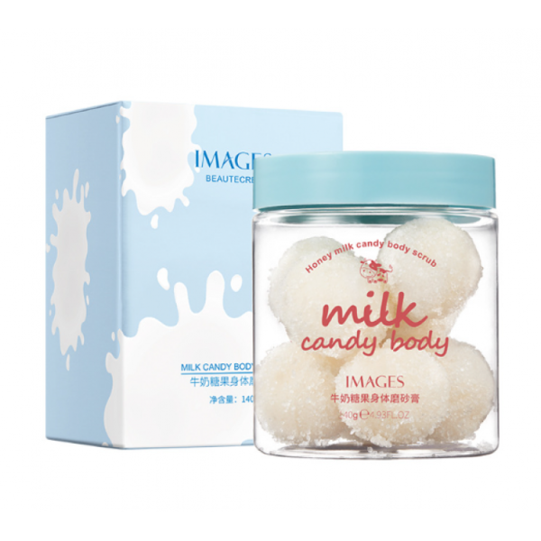 Цукровий скраб для тіла з екстрактом молока Images Milk Candy Body Scrub 140g VS