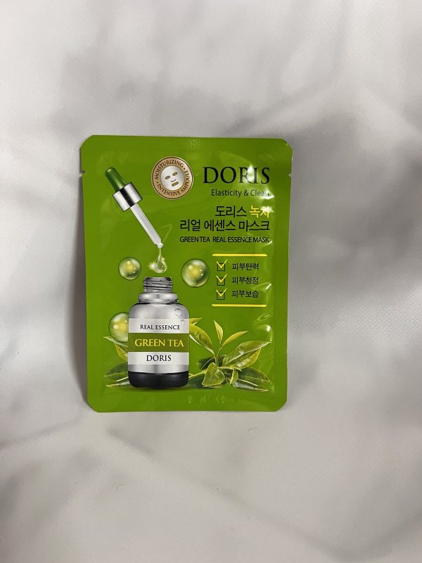 Ампульна маска із зеленим чаєм Doris Green Tea Real Essence Mask(Korea)