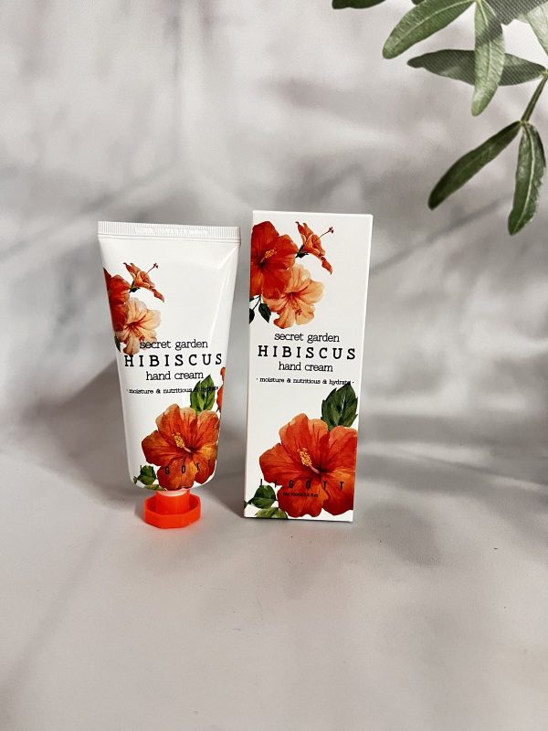 Крем для рук Jigott Secret Garden Hibiscus Hand Cream антивіковий з гібіскусом 100 мл