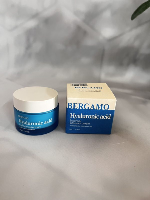 Крем для обличчя Bergamo Hyaluronic Acid Essential Intensive Cream з гіалуроновою кислотою 50 г