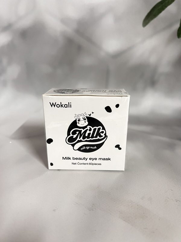 Патчі під очі Wokali Milk Eye Mask гідрогелеві омолоджуючі 60 шт