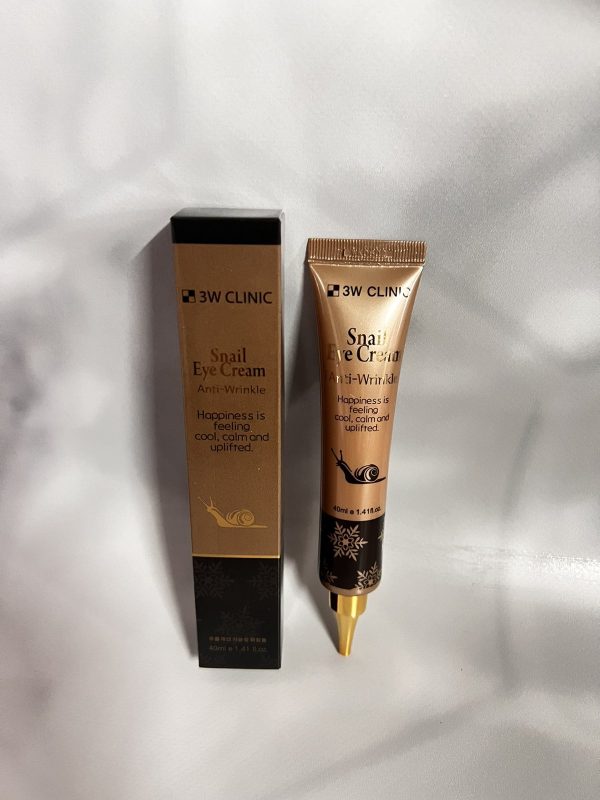 Крем для повік 3W Clinic Snail Eye Cream з равликовим муцином 40 мл