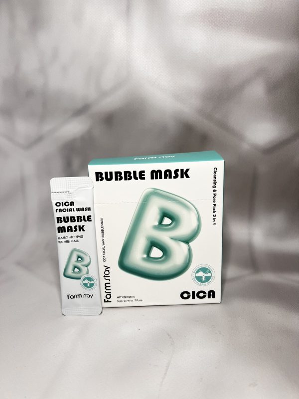 Бульбашкова маска Farmstay Cica Facial Wash Bubble Mask з центелою 5мл