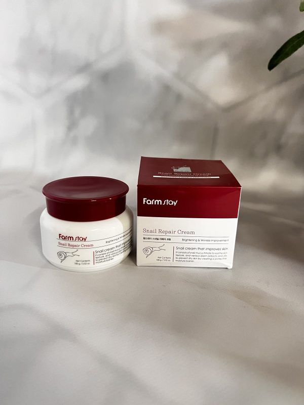 Крем для обличчя Farmstay Snail  Cream зволоження та відновлення з муцином равлика 100 мл