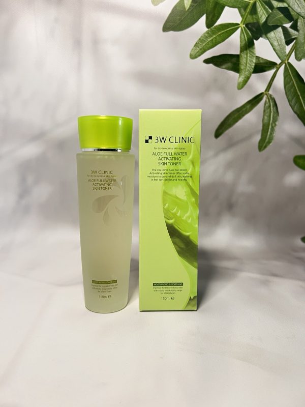 Тонер для обличчя 3W Clinic Aloe Full Water Activating Skin Toner 150мл