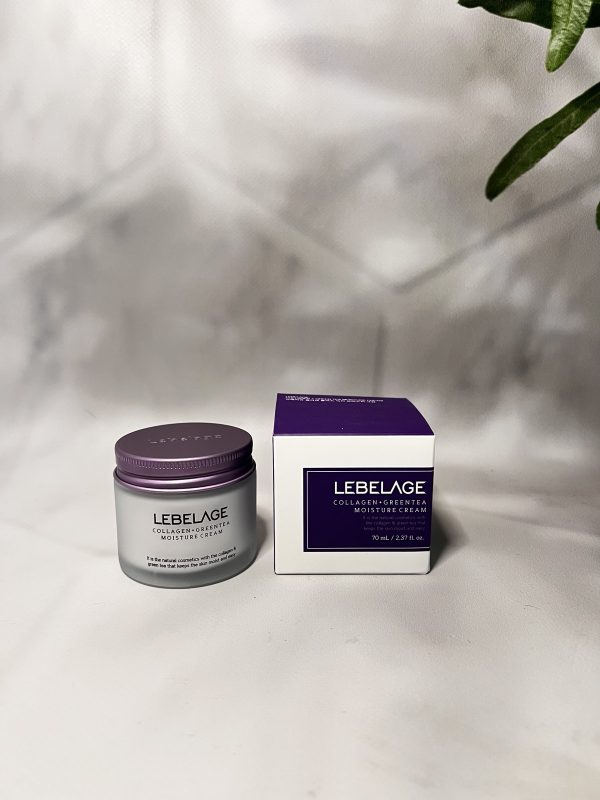 Крем для обличчя Lebelage Collagen+Green Tea Moisture Cream з колагеном та зеленим чаєм 70мл
