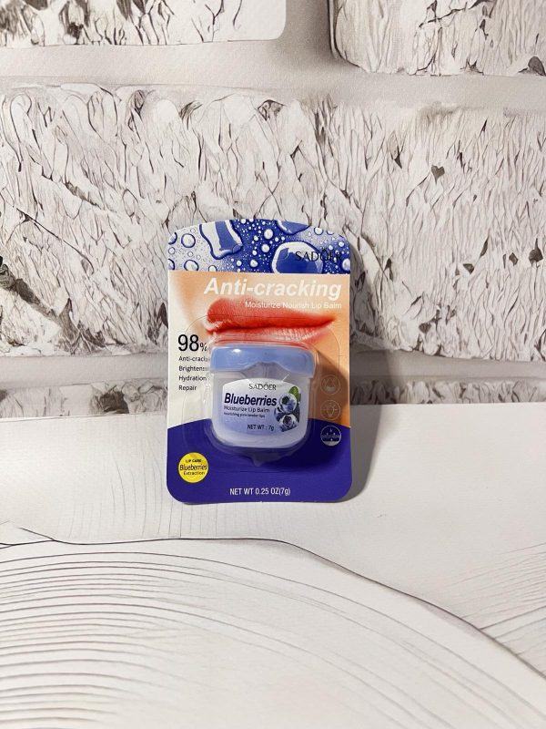 Бальзам для губ Sadoer Moisturize Blueberries Lip Balm з екстрактом чорниці 7г(ГШ)