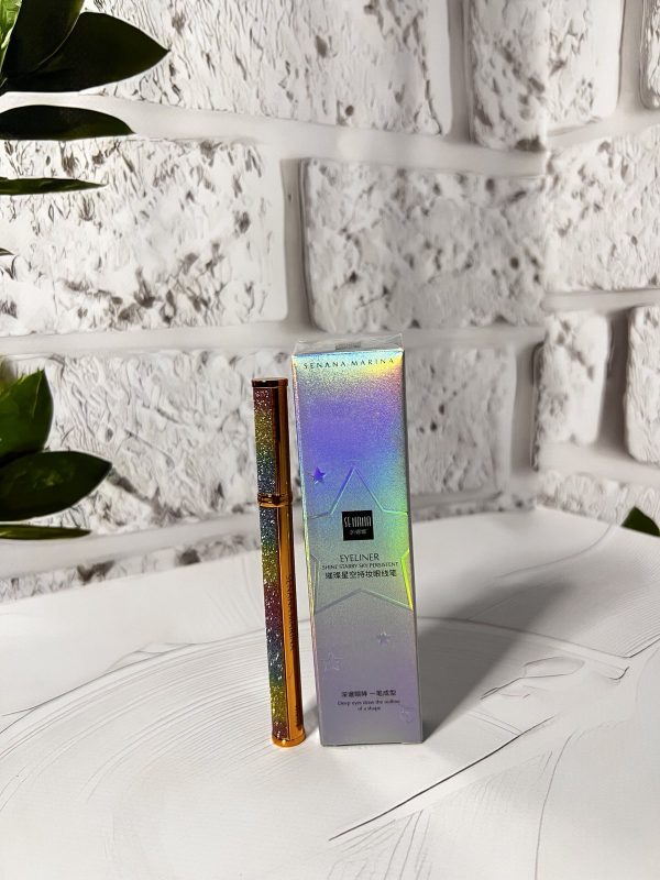 Підводка фломастер для очей Senana Shine Starry Sky Persistent чорна(ГШ)