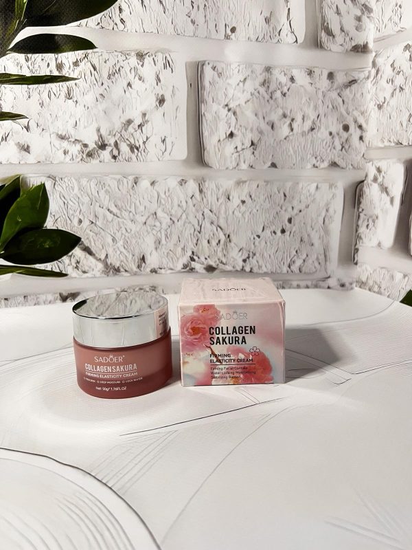 Крем для обличчя Sadoer Collagen Sakura Cream з сакурою та колагеном 50г(ГШ)