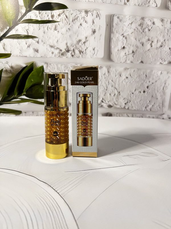 Сироватка для обличчя Sadoer Pearl 24K Gold Moisture Serum з екстрактом золота 35г(ГШ)