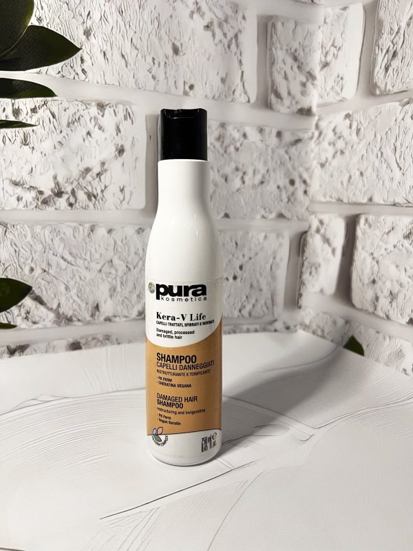 Шампунь Pura KERA-V life кератиновий для відновлення волосся 250 мл(0608)