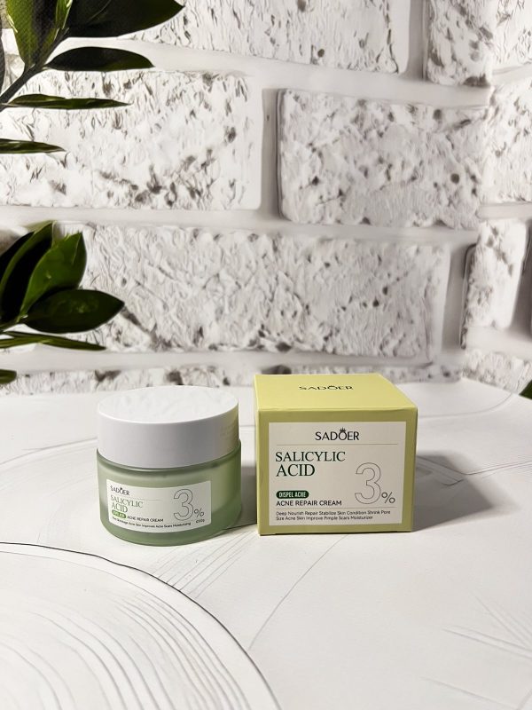 Крем для обличчя Sadoer Salicylic Acid 3% Acne Face Cream Анти Акне 50г(ГШ)