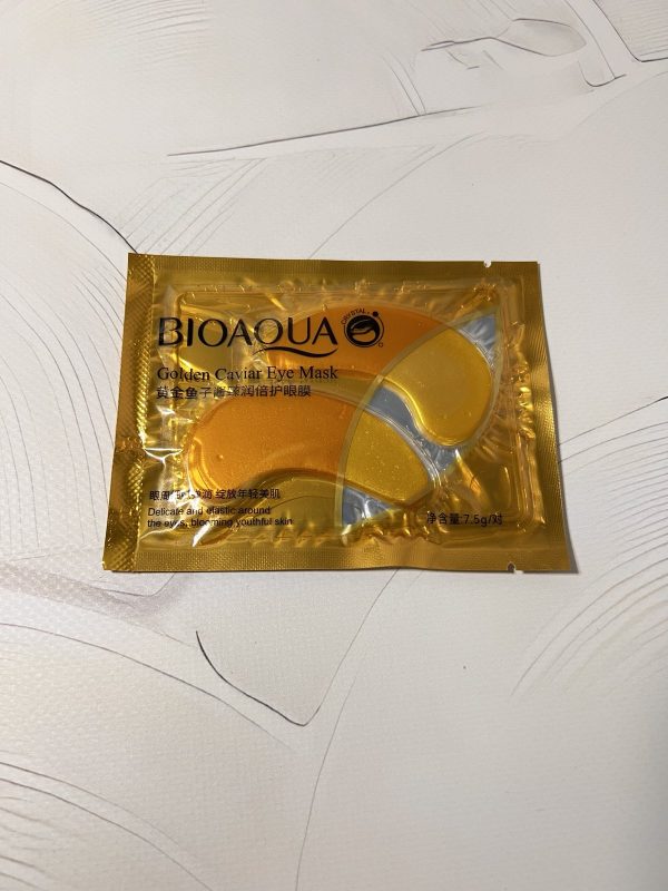 Патчі під очі одноразові(1пара) золото Bioaqua VS