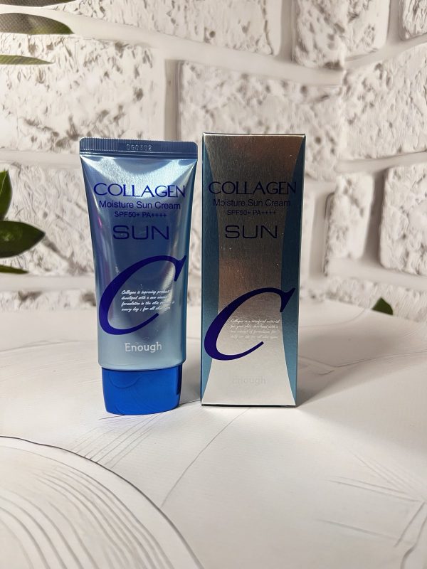 Сонцезахисний крем Enough Collagen Moisture Sun Cream SPF50+, 50мл