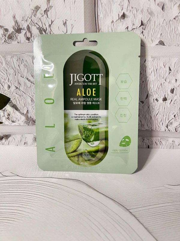 Ампульна маска з алое Jigott Aloe Real Ampoule mask