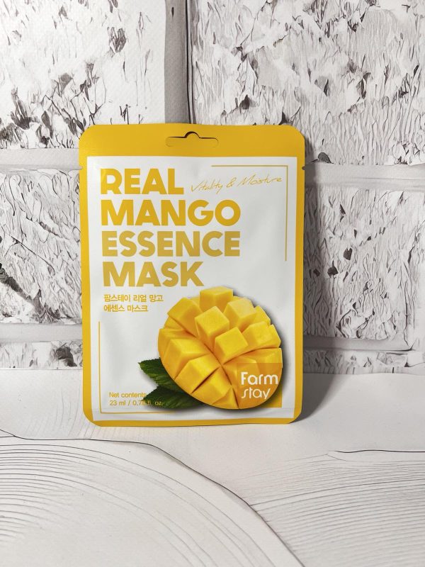 Тканинна маска з екстрактом манго Real Mango Essence Mask FarmStay