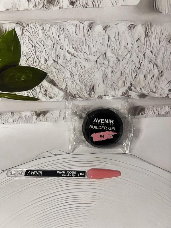 Гель для нарощення нігтів Avenir PRO Pink Rose №04 15мл