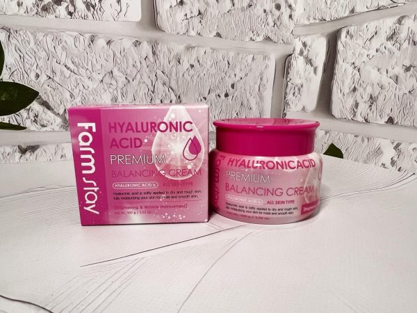 Крем для обличчя Farmstay Hyaluronic Acid Premium Balancing Cream балансуючий з гіалур.кисл. 100мл