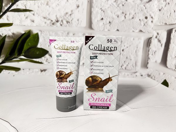 Сонцезахисний крем Collagen Protection Snail Sunscreen BB Cream 50мл(VS)