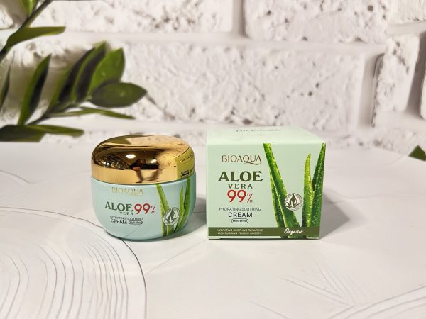 Зволожуючий крем для обличчя Bioaqua Aloe Vera 99 hydrating Soothing Cream з алое 50г(МБ)