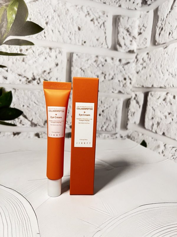 Крем для догляду за шкірою навколо очей Jigott Collagen Peptide Eye Cream 30мл