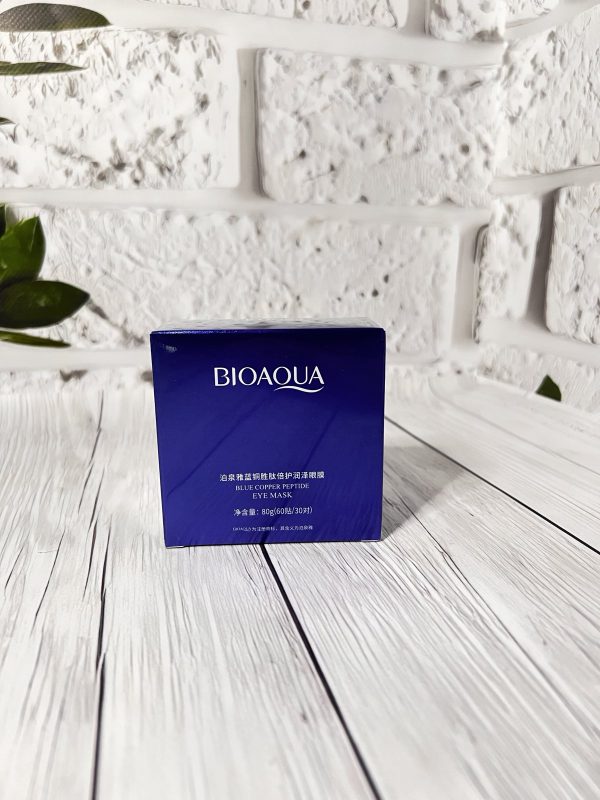 Гідрогелеві патчі під очі Bioaqua Blue Copper Peptide з пептидами голубої міді 60шт(ГШ)