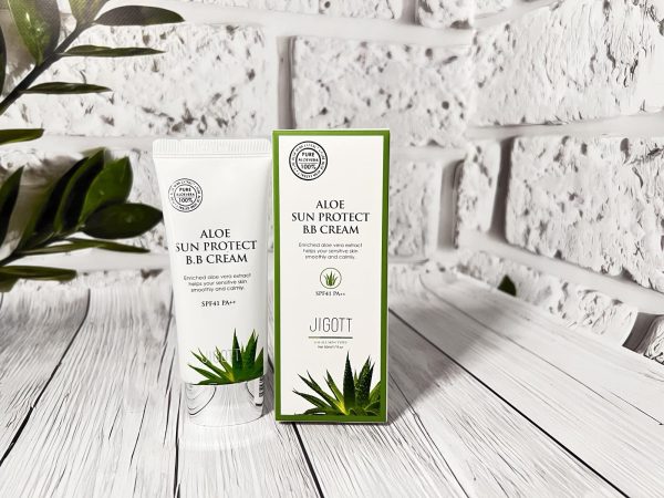 Сонцезахисний крем Jigott Aloe Sun Protect BB Cream SPF41 50мл