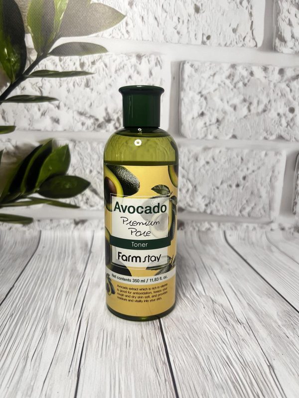 Тонер для обличчя Farmstay Avocado Premium Pore Toner зволожуючий 350мл