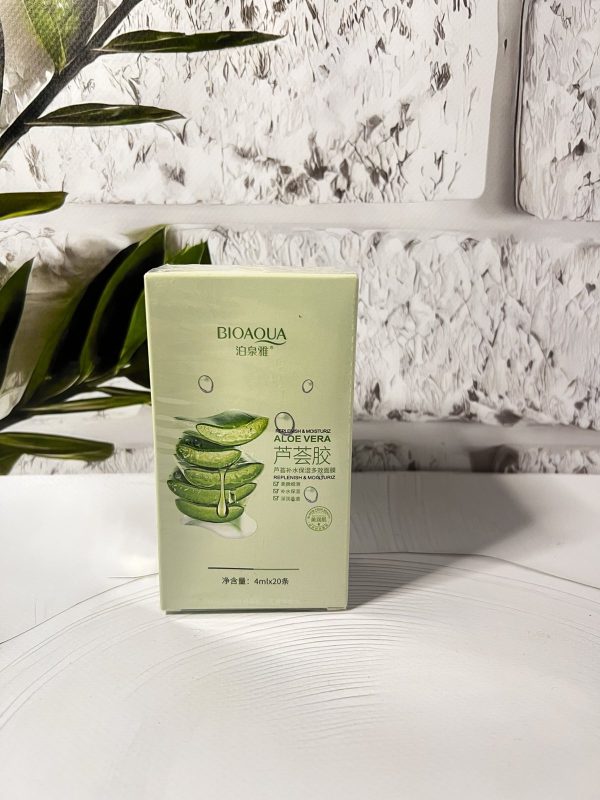 Зволожуюча нічна маска Bioaqua Aloe Vera Replenishing Mask 4мл(ГШ)